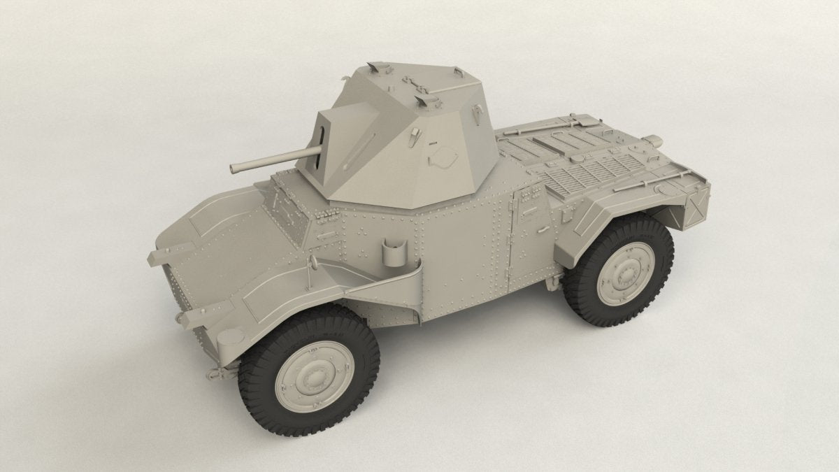 ICM 35377 Panzerspahwagen P 204 (f) with CDM turret, WWII German Armoured Vehicle 1/35 – zdjęcie 3
