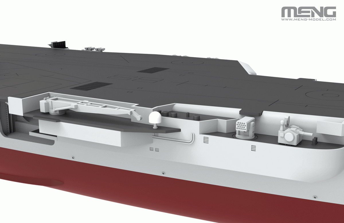 Meng Model PS-010 Aircraft Liaoning 1/700 – zdjęcie 8