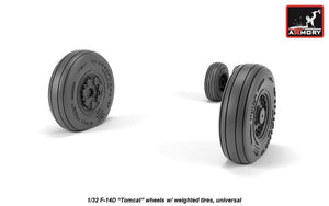 Armory Models AW32310 F-14D Tomcat late type wheels w/ weighted tires 1/32 – image 2