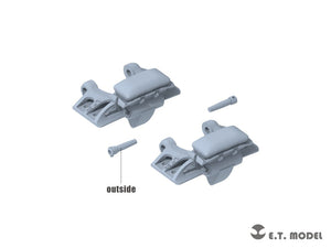 E.T. Model P35-405 WWII German Sd.kfz.251/Sd.kfz.11 Track links &amp;amp; Sprockets Early 3d Printed 1/35 – zdjęcie 4