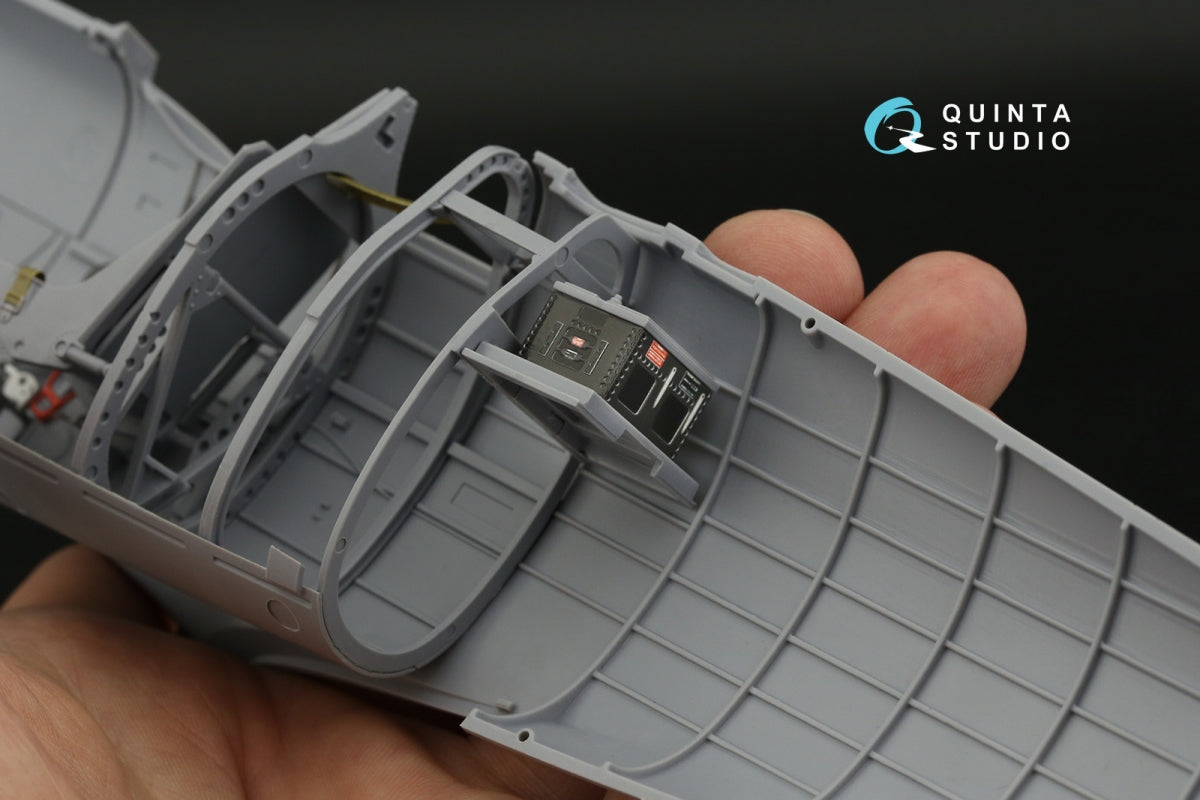 Quinta Studio QD24021 Spitfire Mk.VIII 3D-Printed &amp;amp; coloured Interior on decal paper (Airfix) 1/24 – zdjęcie 12