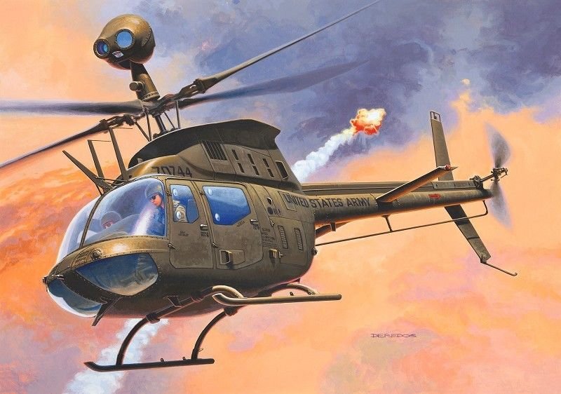 Revell 64938 Bell Oh-58D Kiowa Model Kit 1/72 – image 2
