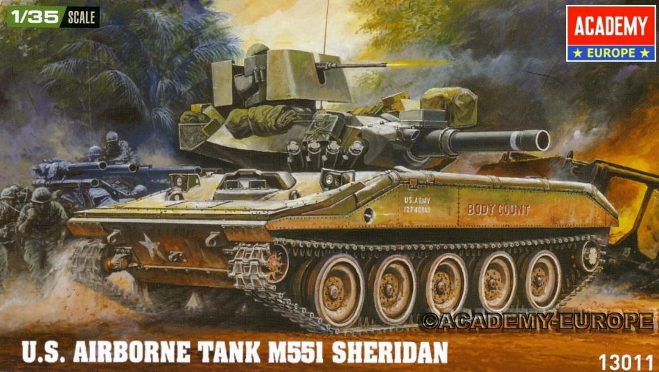 Academy 13011 M-551 Sheridan 1/35