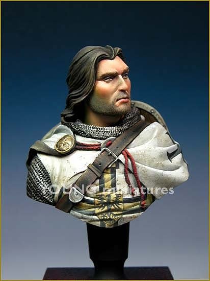Young Miniatures YH1805 Teutonic Knight XIV Century 1/10 – immagine 6