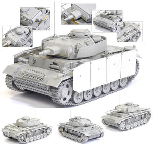 Dragon 6474 Pzkpfw. III Ausf. N w/Schurzen 1/35 – zdjęcie 8
