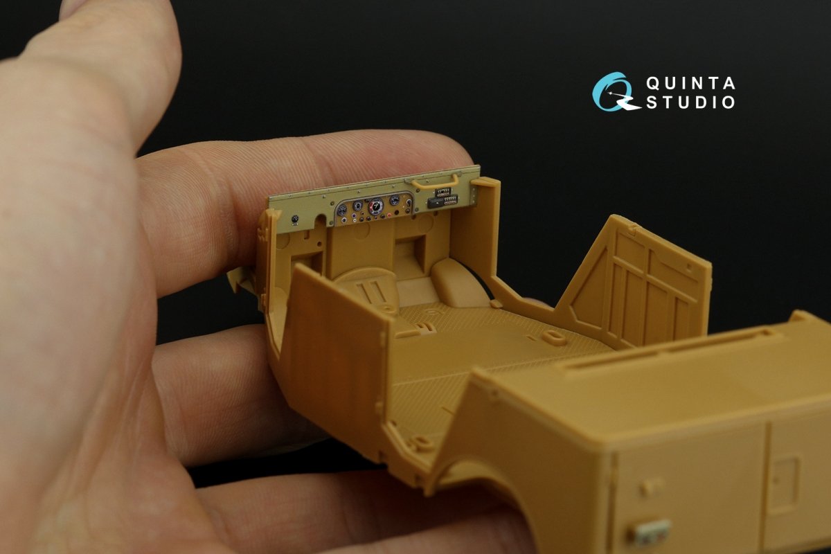 Quinta Studio QD35070 Mercedes-Benz L1500A 3D-Printed &amp;amp; colored Interior on decal paper (ICM) 1/35 – image 10
