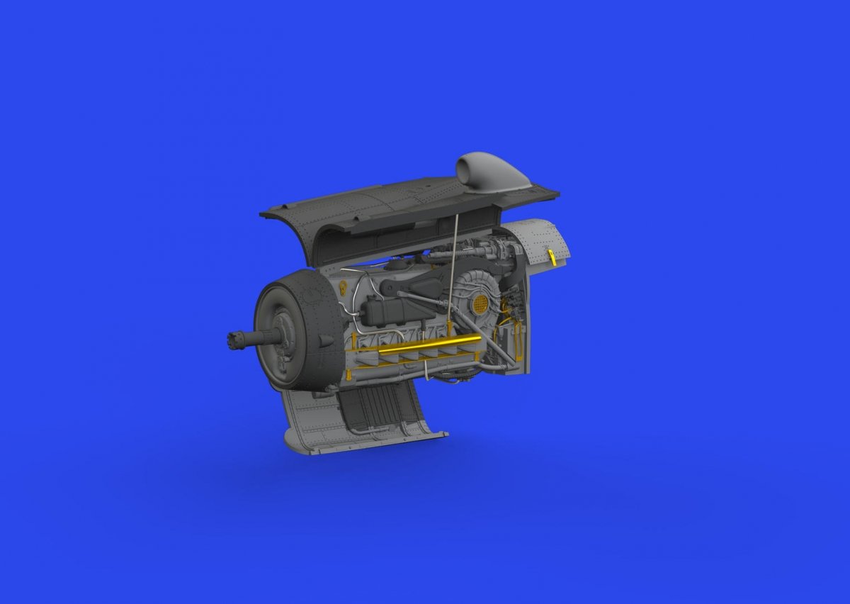 Eduard 648902 Bf 109K-4 engine EDUARD 1/48 – zdjęcie 4