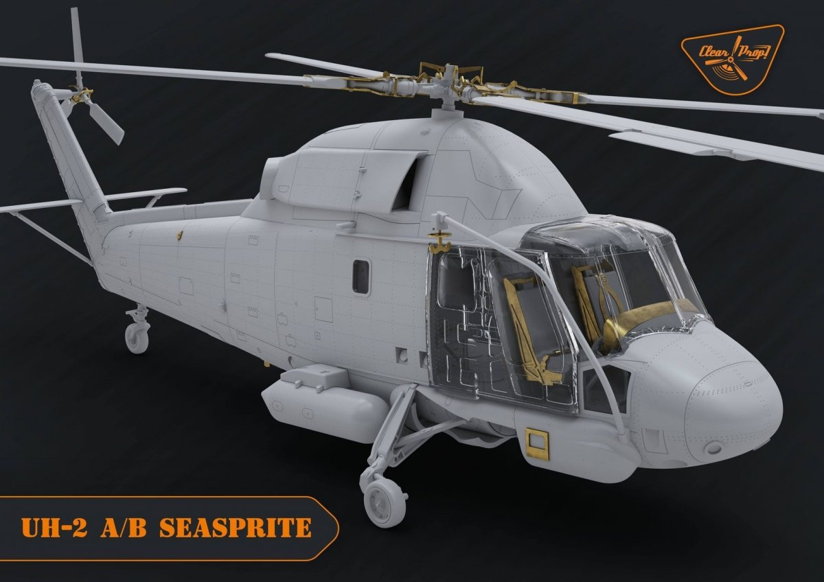 Clear Prop! CP72002 UH-2 A/B Seasprite ADVANCED KIT 1/72 – zdjęcie 4