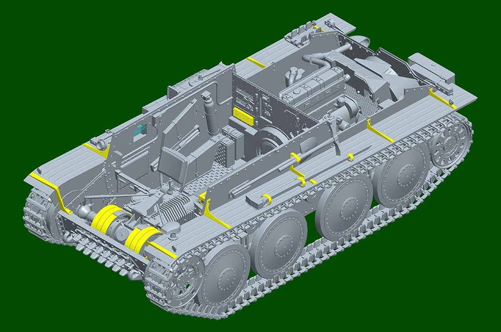 Hobby Boss 82603 38(t) tank E/F type 1/16 – image 12