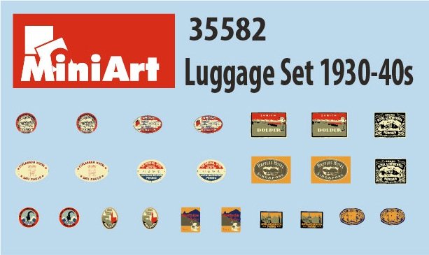 MiniArt 35582 LUGGAGE SET 1930-40s 1/35 – image 3