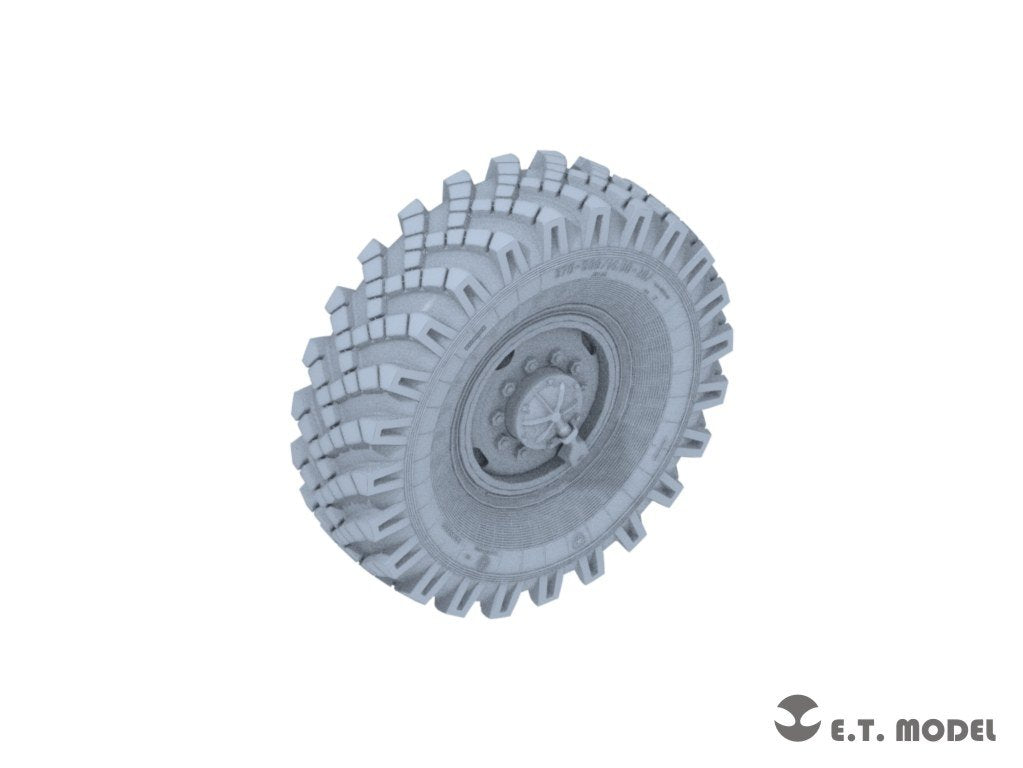ET Model P35-116 Russian URAL-4320 Truck Weighted Road Wheels(3D Printed) For TRUMPETER Kit 1/35 – image 3