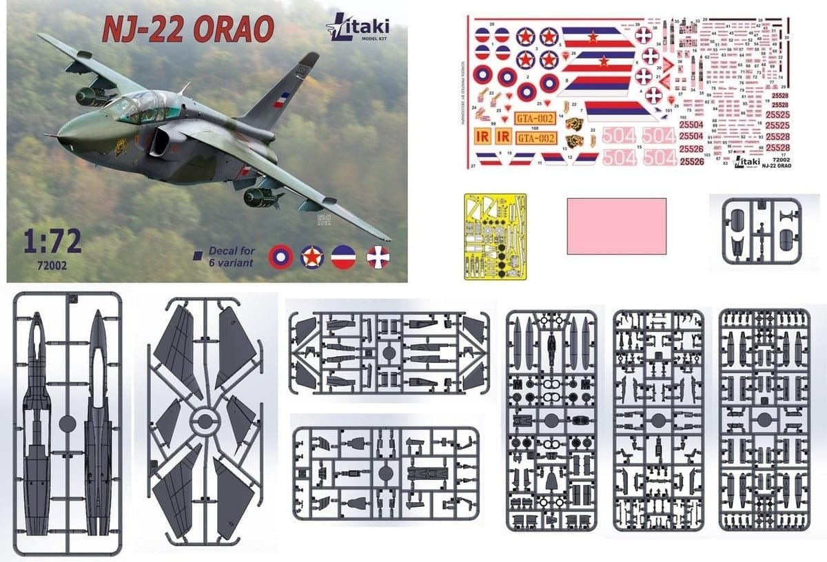 Litaki 72002 NJ-22 ORAO two seat attack aircraft 1/72 – image 2