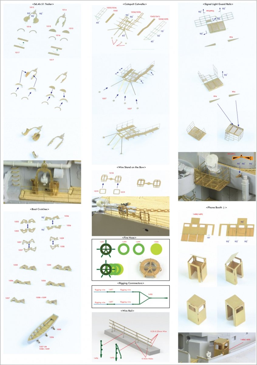 Pontos 27001F1 BISMARCK 1941 Detail Up Set Advanced 1/200 – zdjęcie 18