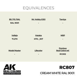 AK Interactive RC807 Cream White RAL 9001 17 ml – image 3