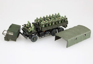 Aoshima 01209 JGSDF Type 73 Truck w/Figures 20pcs 1/72 – zdjęcie 6