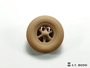 E.T. Model P35-132 WWII German Sd.Kfz.7(8t) Sagged Front Wheels &amp;amp; Spare Wheel Type.1 for Dragon / Trumpeter kit 1/35 – zdjęcie 4