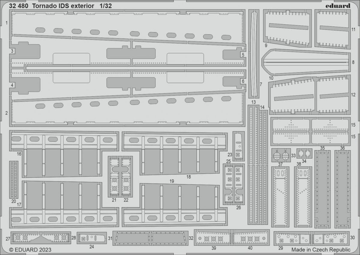 Eduard 32480 Tornado IDS exterior ITALERI 1/32