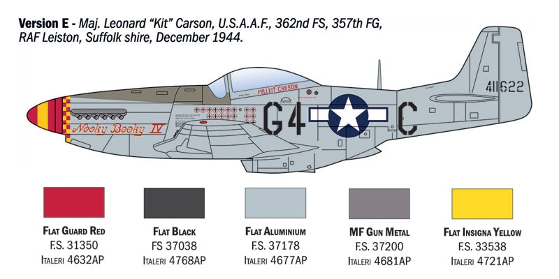 Italeri 1484 P-51D Mustang Aces 1/72 – Bild 7