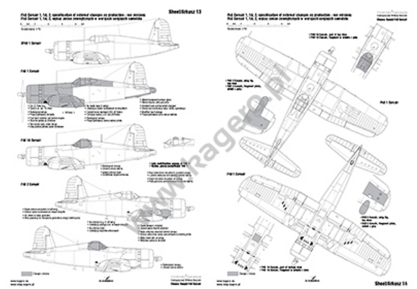 Kagero 7053 Vought F4U Corsair EN/PL – image 4