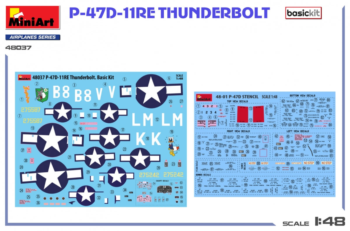 MiniArt 48037 P-47D-11RE Thunderbolt. Basic Kit 1/48 – zdjęcie 2