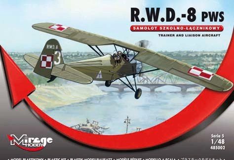 Mirage Hobby 485002 R.W.D.-8 (PWS), Trainer and liaison aircraft 1/48