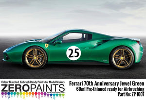 Zero Paints ZP-1007-J Jewel Green - Ferrari 70th Anniversary Paint 60ml – image 2
