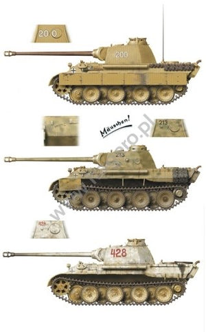 Kagero 15031 Pz.Kpfw. V Panther In Attack &amp;amp; Defence (kalkomania) PL/EN – immagine 4