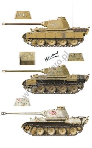 Kagero 15031 Pz.Kpfw. V Panther In Attack &amp;amp; Defence (kalkomania) PL/EN – immagine 4