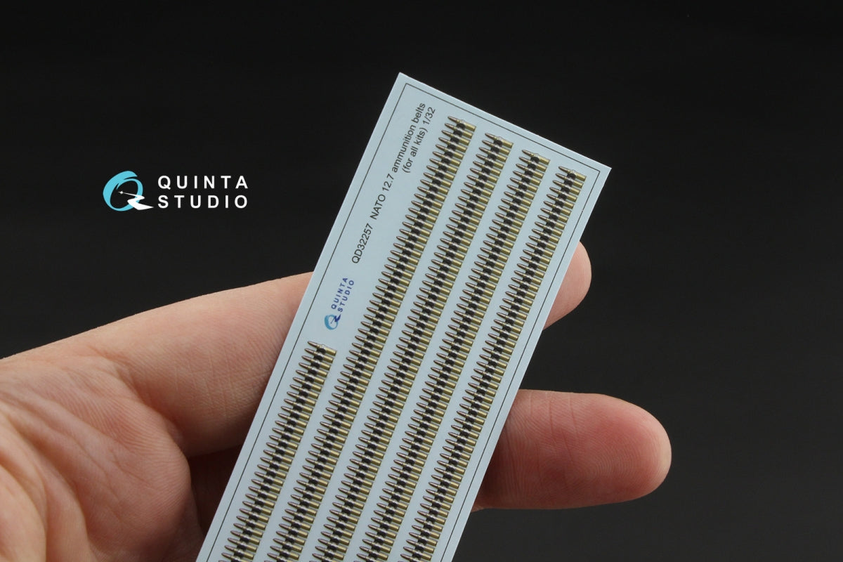 Quinta Studio QD32257 NATO 12.7 ammunition belts (All kits) 1/32