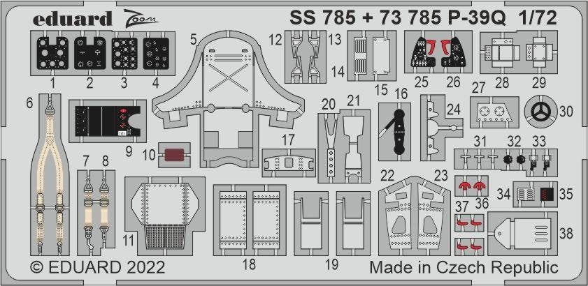 Eduard 73785 P-39Q ARMA HOBBY 1/72