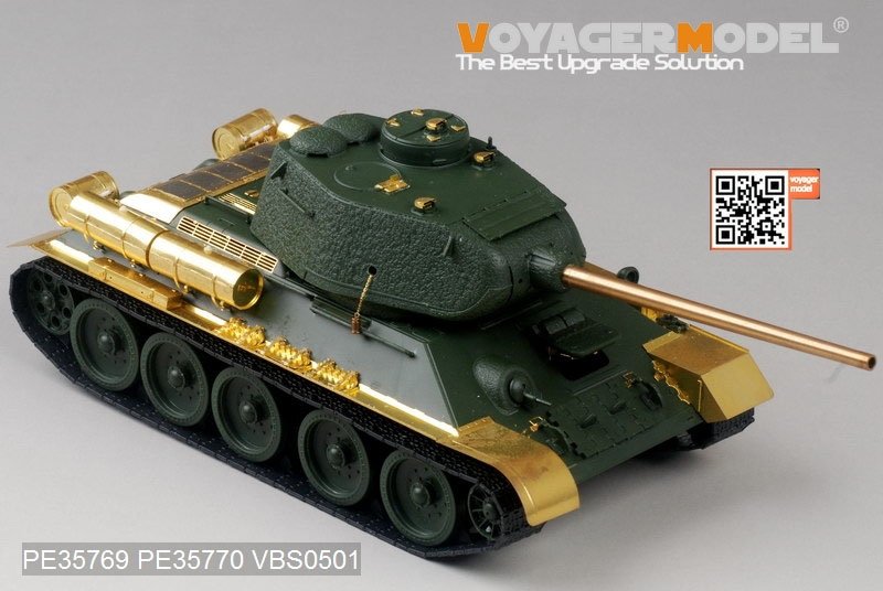 Voyager Model PE35769 WWII Russian T-34/85 No.112 Factory Production Basic（For ACADMY 13290） 1/35 – Bild 3