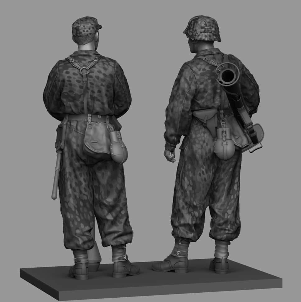 Panzer Art FI35-219 Panzerknackers in cammo coverall set 1/35 – immagine 3