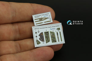 Quinta Studio QD72121 Hurricane Mk.II family 3D-Printed coloured Interior on decal paper (Arma Hobby) 1/72 – zdjęcie 10