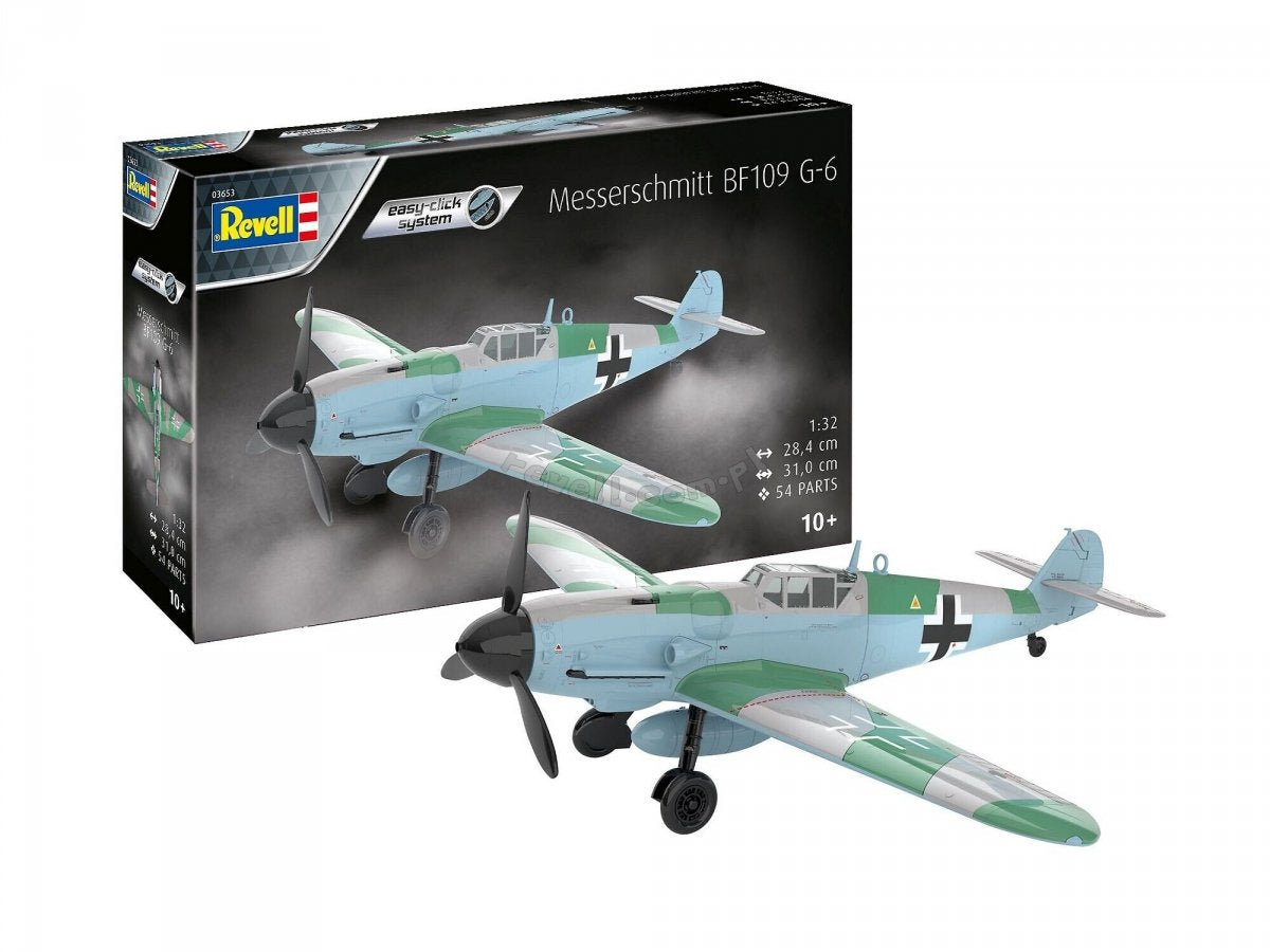Revell 03653 Messerschmitt Bf109G-6 Easy-Click-System 1/32 – zdjęcie 2