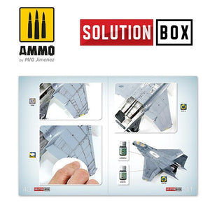 AMMO of Mig Jimenez 6509 How To Paint USAF Navy Grey Fighters Solution Book – zdjęcie 4