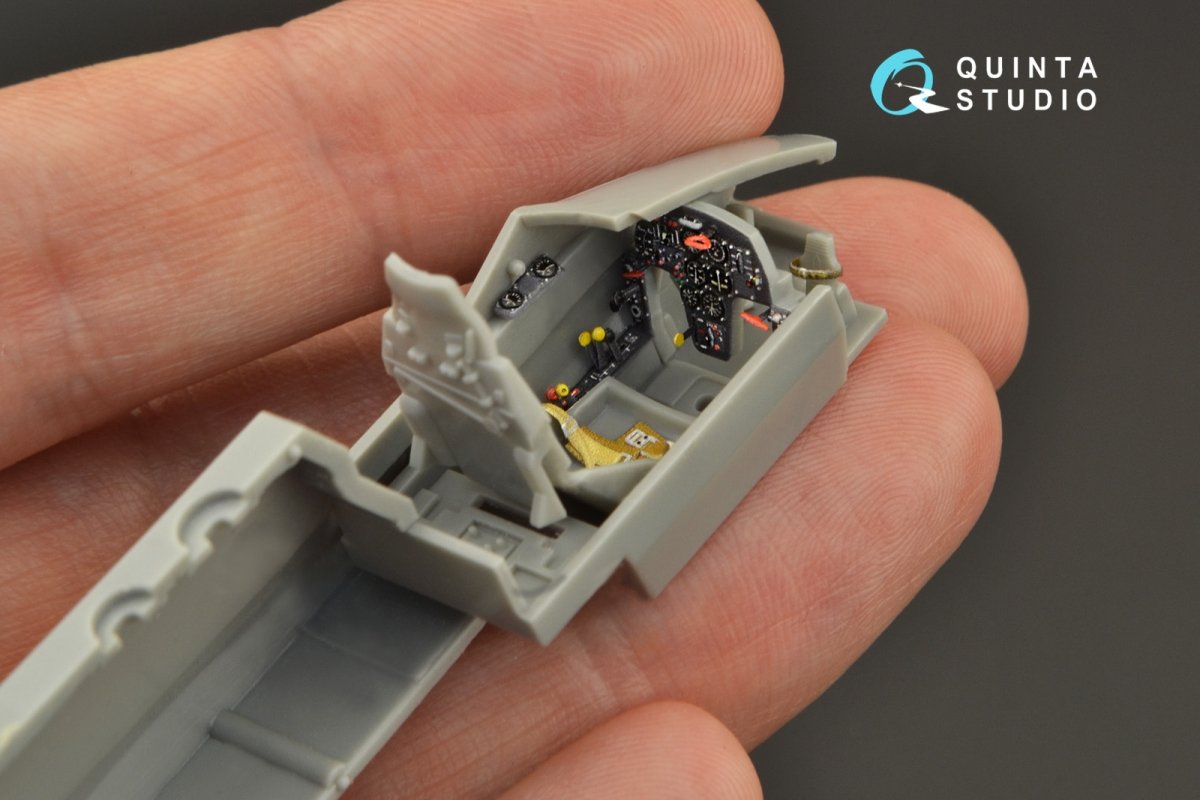 Quinta Studio QD48271 Hs 129B-2 3D-Printed &amp;amp; colored Interior on decal paper (Hasegawa) 1/48 – image 7