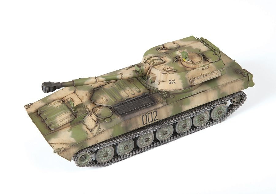 Zvezda 3660 2S1 Gvozdika Self propelled Howitzer - polskie oznaczenia 1/35 – immagine 10