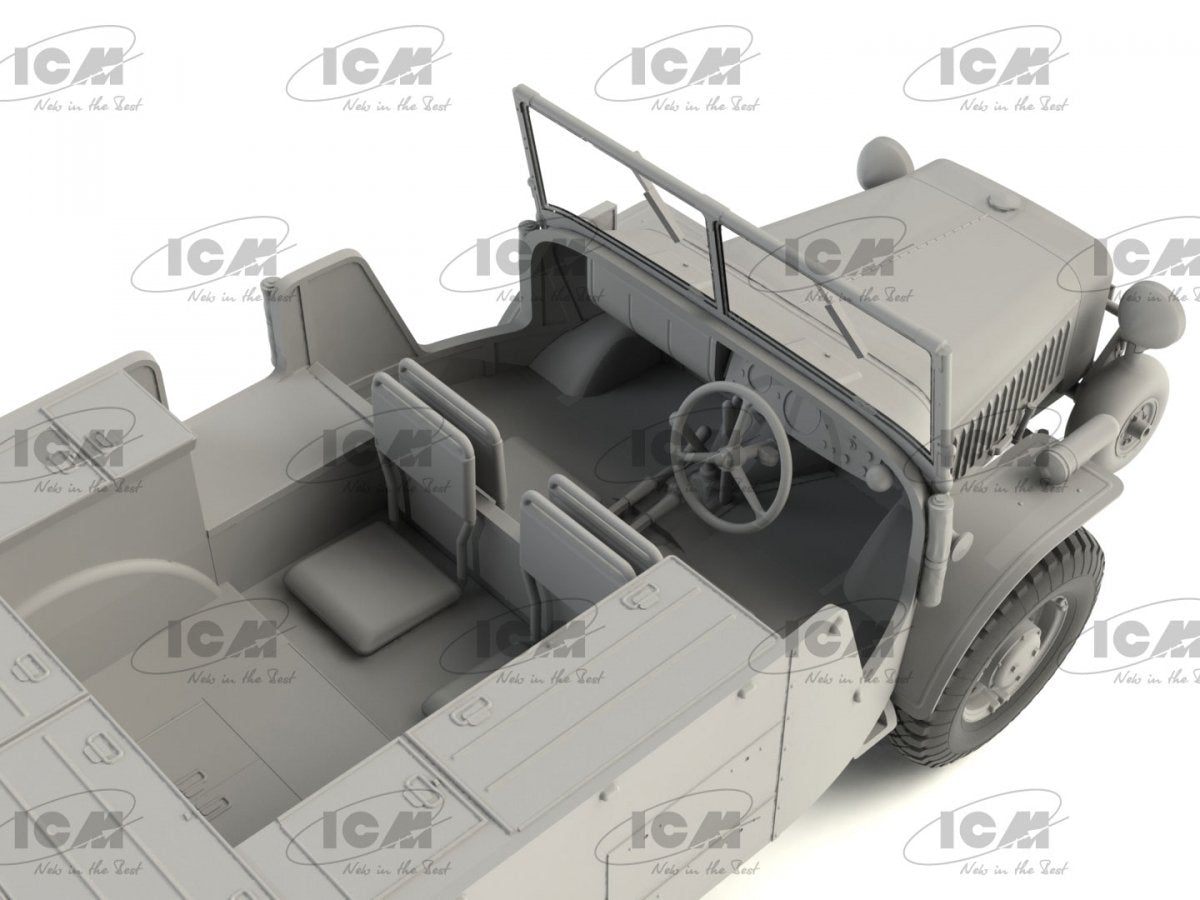 ICM 35573 Laffly (f) Typ V15T WWII German military vehicle 1/35 – zdjęcie 6