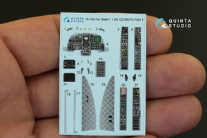 Quinta Studio QD48076 A-10A 3D-Printed &amp;amp; coloured Interior on decal paper (for Italeri kit) 1/48 – zdjęcie 5