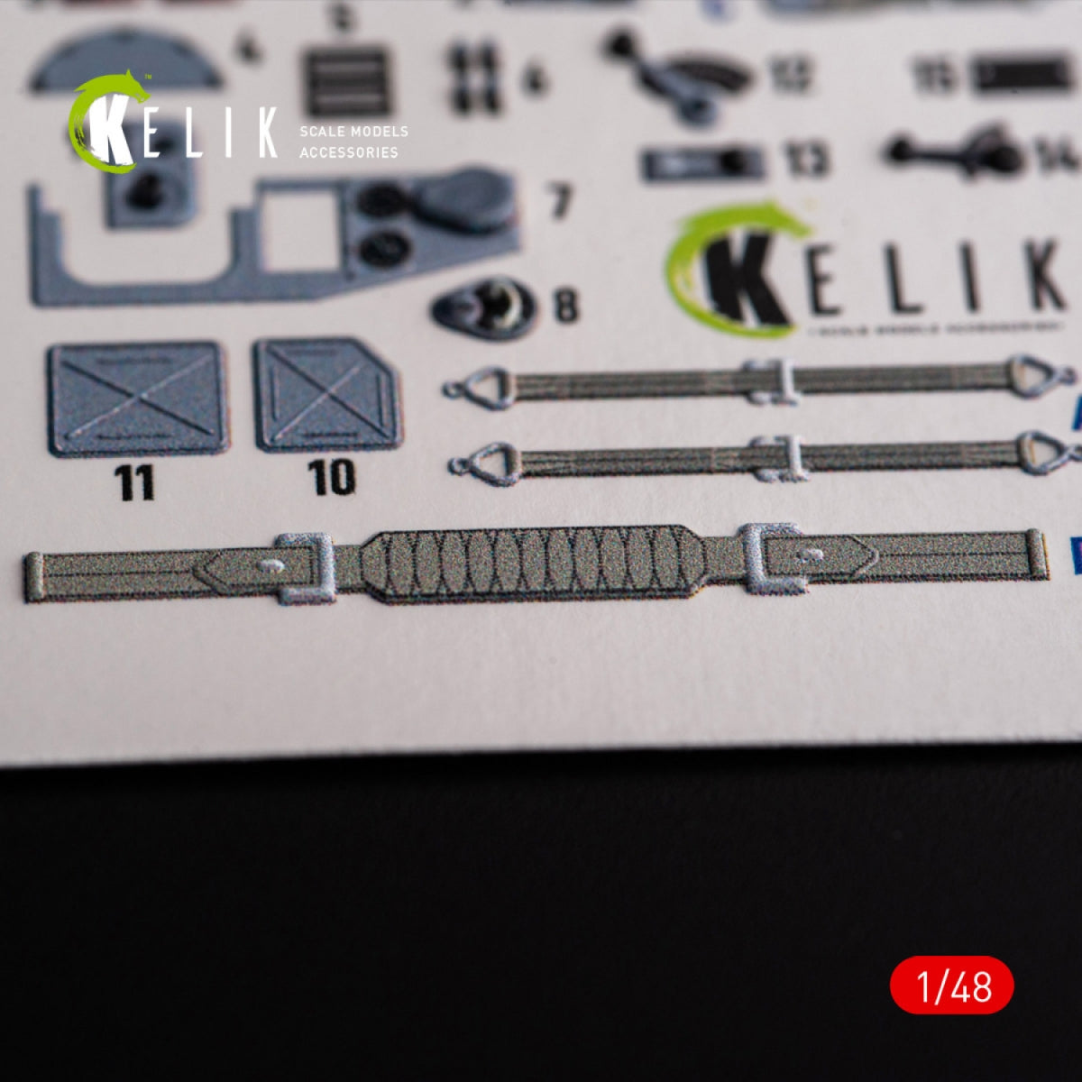 KELIK K48109 IL-2M3 - interior 3D decals for Academy/Accurate Miniatures kit 1/48 – zdjęcie 5