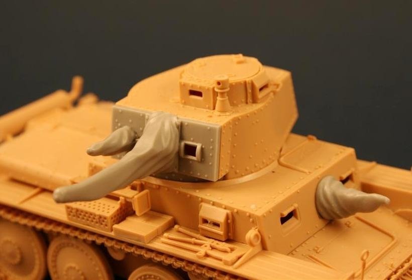 Panzer Art RE35-122 A7 Barrels with canvas cover for Panzer 38(t) 1/35 – zdjęcie 2