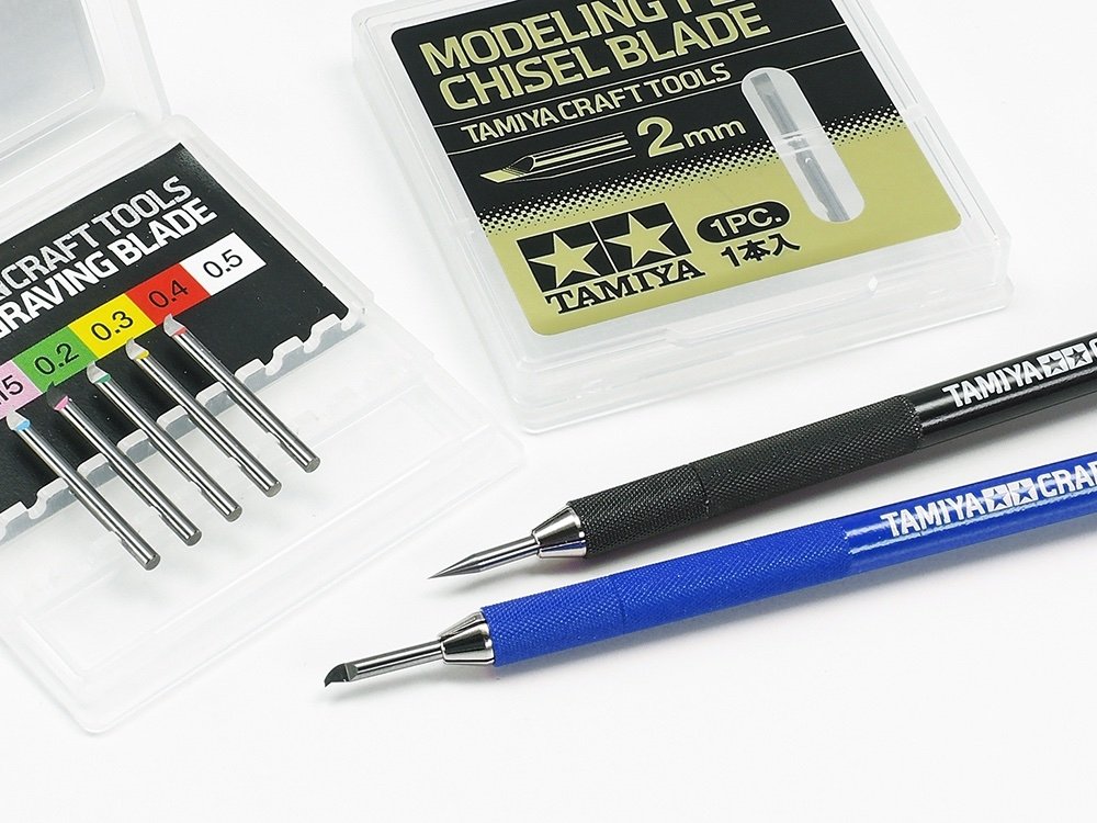 Tamiya 69939 Engraving Blade Holder Blue – image 4