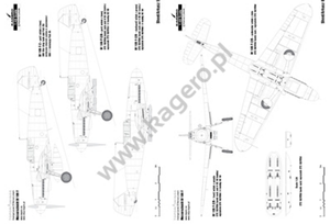 Kagero 7076 Messerschmitt Bf 109 F EN/PL – immagine 3
