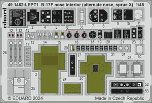 Eduard BIG49426 B-17F regular nose PART I EDUARD 1/48 – image 3