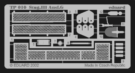 Eduard TP010 StuG. III Ausf. G 1/35 Tamiya