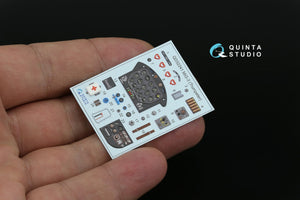 Quinta Studio QD+32241 MiG-3 3D-Printed &amp;amp; coloured Interior on decal paper (Trumpeter) (with 3D-printed resin parts) 1/32 – zdjęcie 6