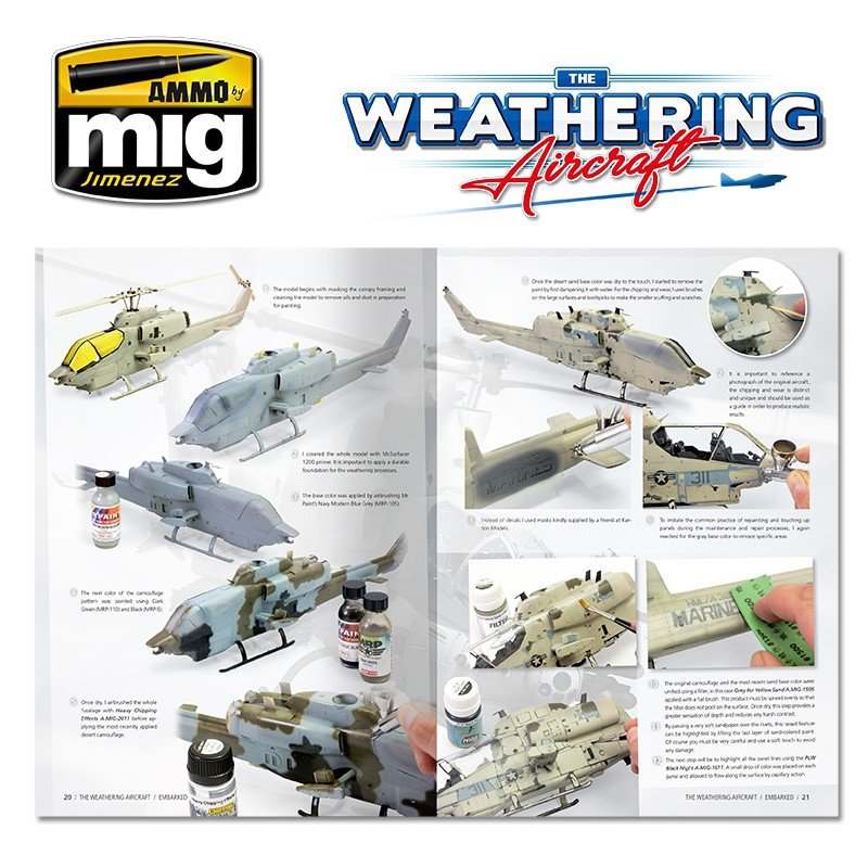 Ammo of Mig Jimenez 5211 The Weathering Aircraft 11 - EMBARKED (English) – zdjęcie 6