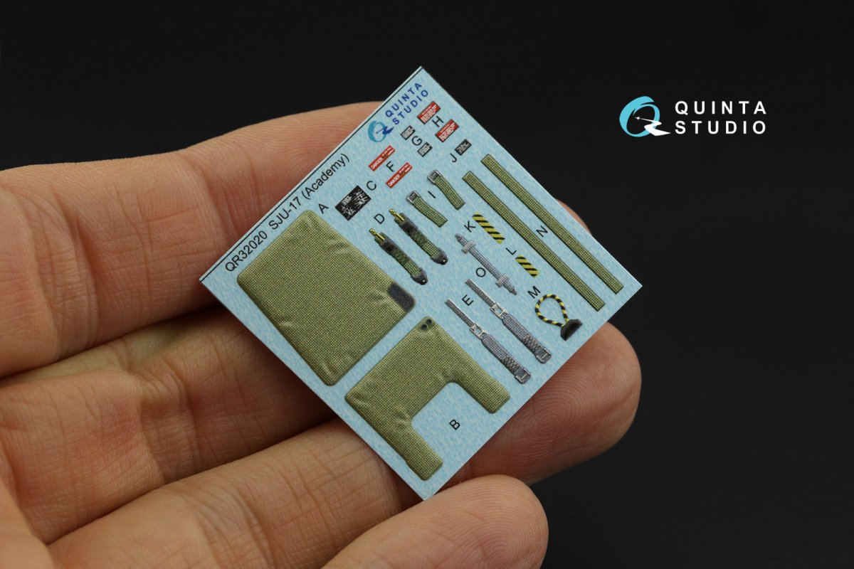 Quinta Studio QD32109 F/A-18C Late 3D-Printed &amp;amp; coloured Interior on decal paper (Academy) 1/32 – zdjęcie 4