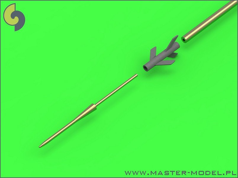 Master AM-72-103 Sukhoi Su-7 (Fitter-A) - Pilot Tubes and 30mm gun barrels 1/72 – zdjęcie 3