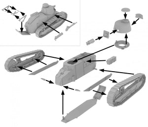 First to Fight PL021 - FT-17 1/72 – image 2